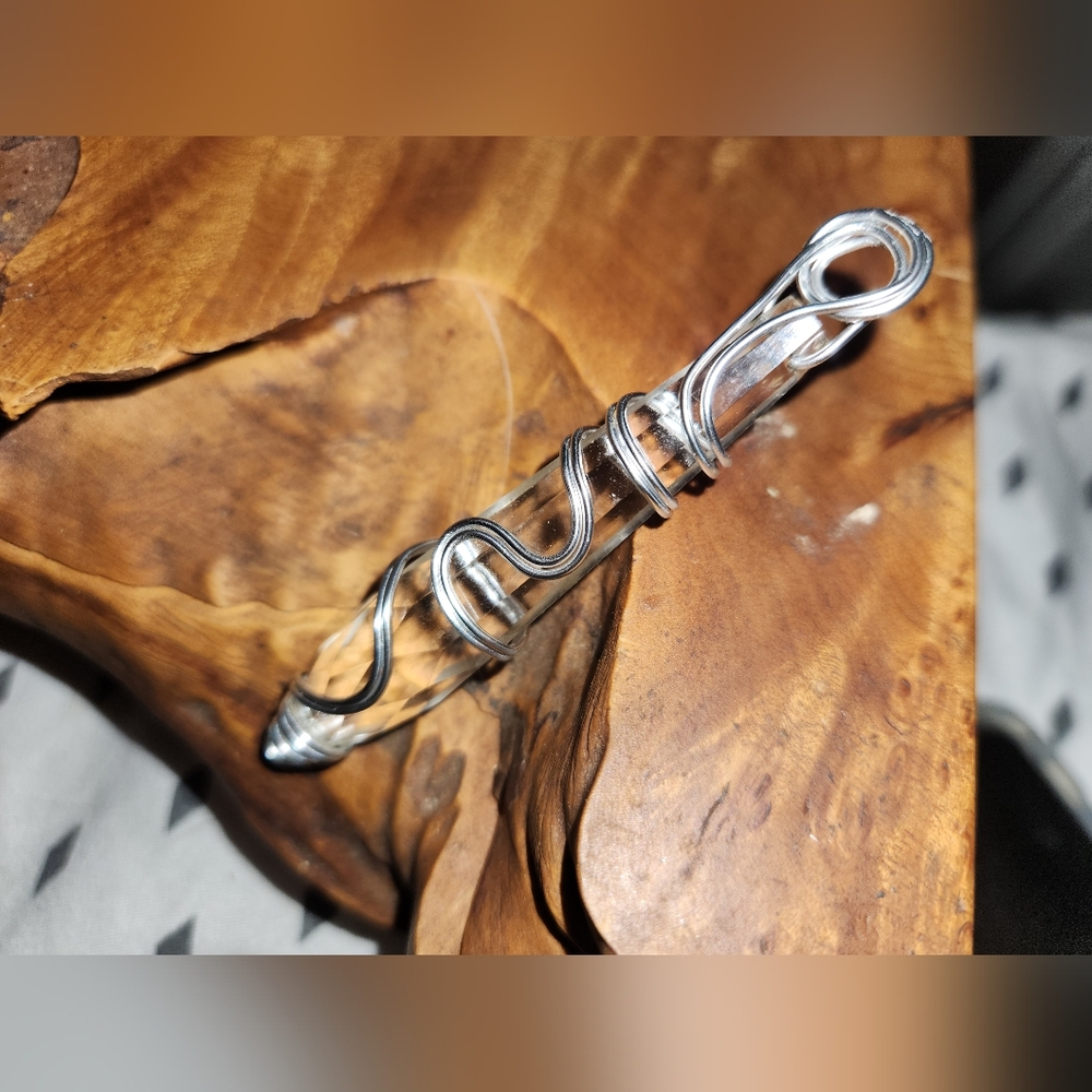 Silver Wire Wrapped Pendant